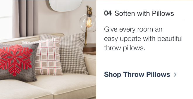 Soften with Pillows