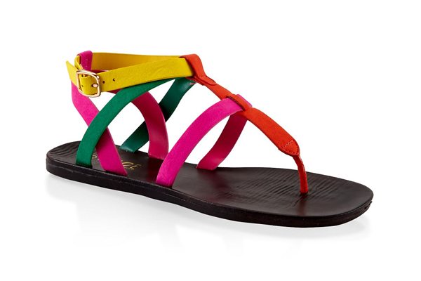 Caged Thong Sandals