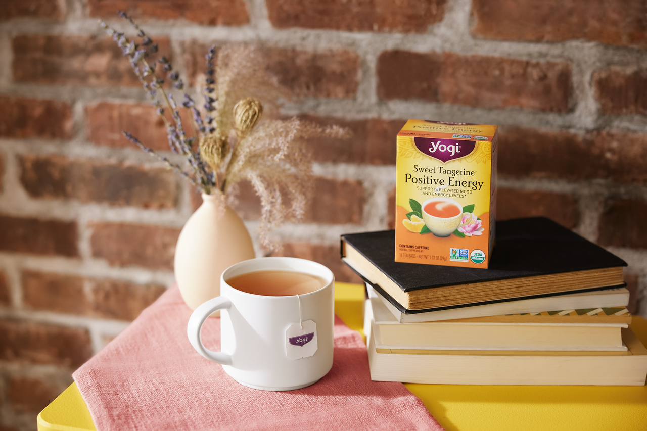 Yogi Sweet Tangerine Positive Energy tea