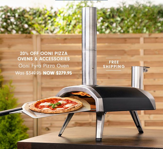 20% Off Ooni Pizza Ovens & Accessories Ooni Fyra Pizza Oven Now $279.95