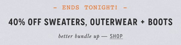 Shop the outerwear flash sale.