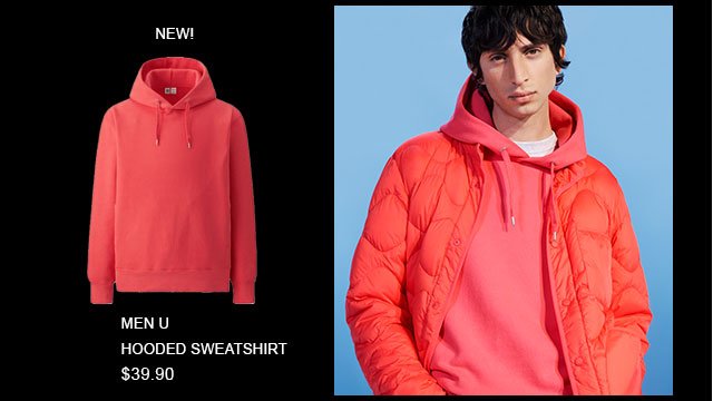 MEN U HOODED SWEATSHIRT - SHOP NOW