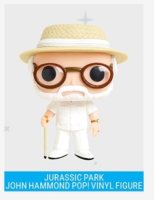 Jurassic Park John Hammond Pop! Vinyl Figure