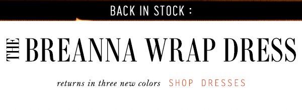 Shop dresses.