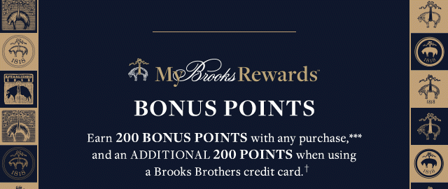 MY BROOKS REWARDS BONUS POINTS