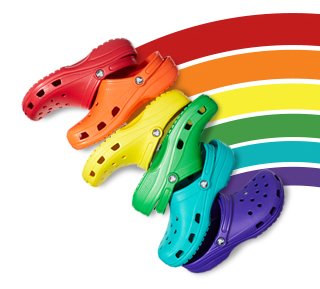 Rainbow of Clogs