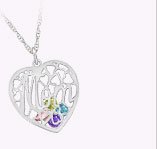 Mom Heart Necklace