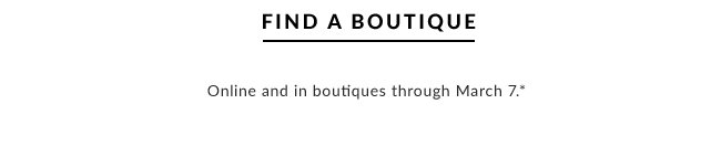 FIND A BOUTIQUE