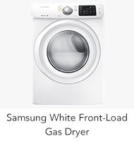 Shop Samsung White Front-Load Gas Dryer