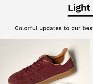 Light steps | Colorful updates to our best-selling GrandPro sneakers.