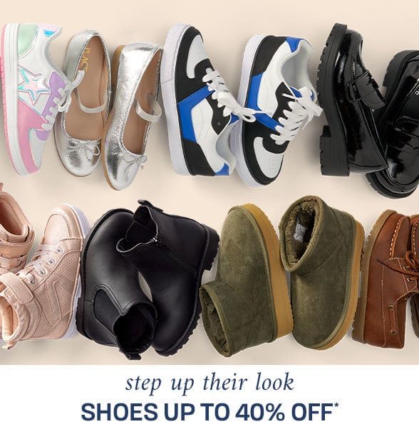 Up to 40% off Shoes