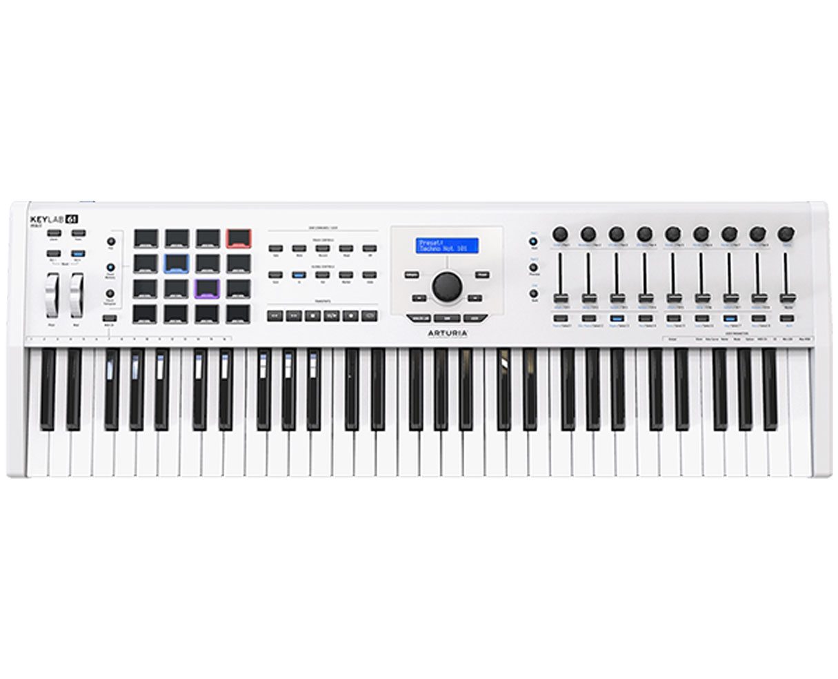 Arturia Keylab 61 MKII White Keyboard Controller