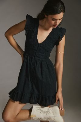 By Anthropologie The Peregrine Mini Dress