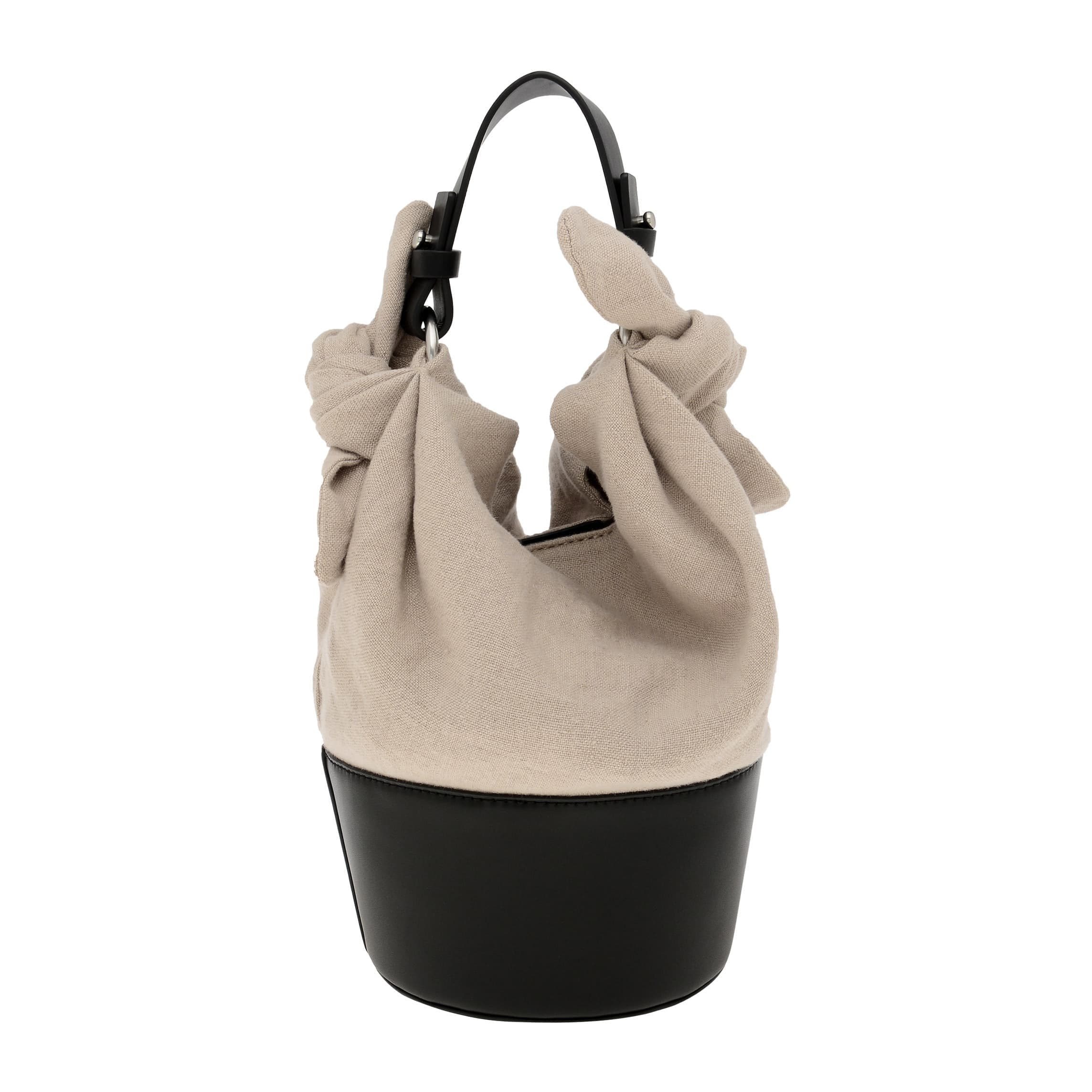 Linen Bucket Bag