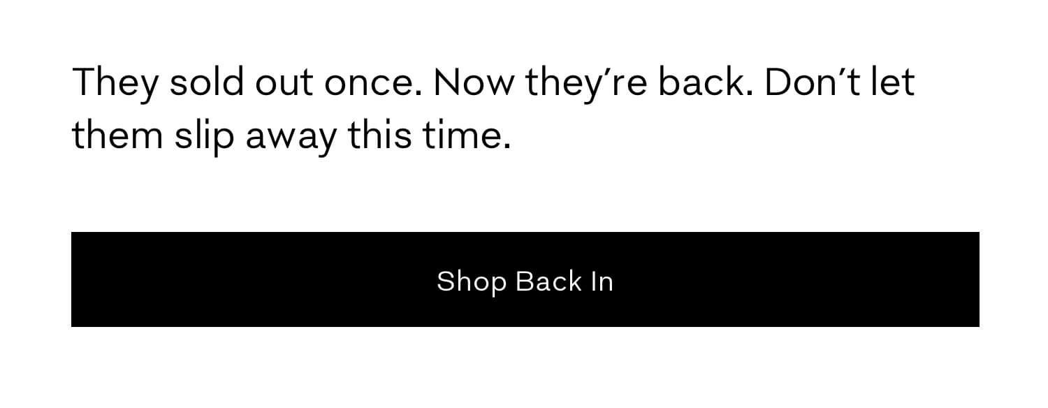 SHOP BACK IN