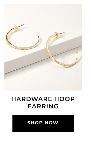 Hardware Hoop Earring - SHOP NOW