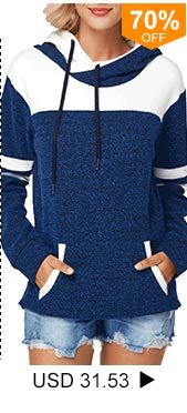 Kangaroo Pocket Navy Blue Pullover Hoodie