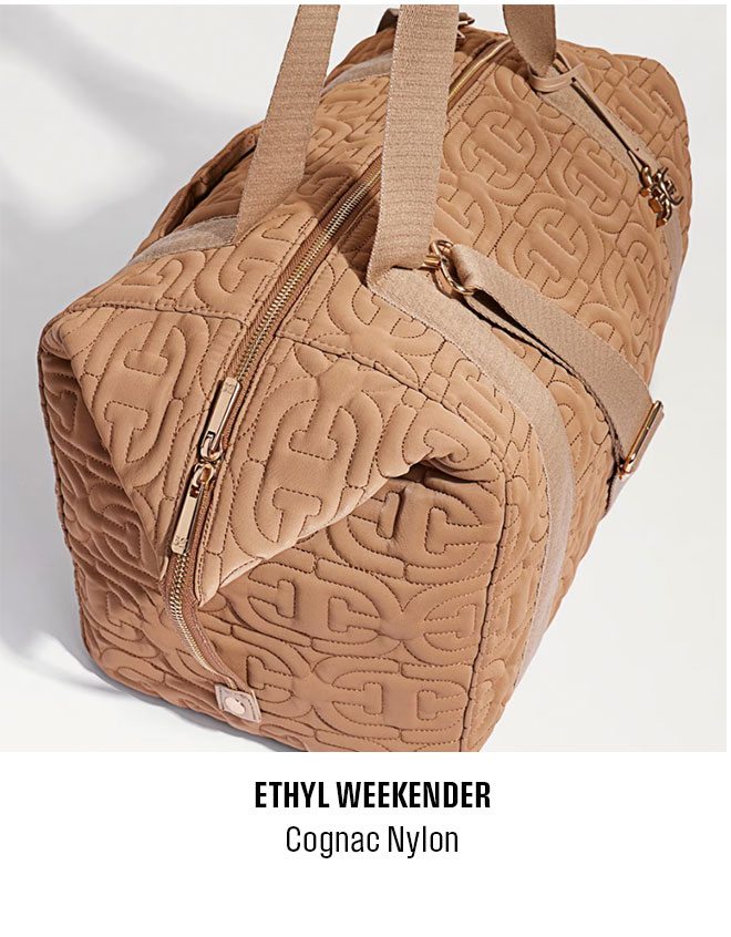 Ethyl Weekender (Cognac Nylon)