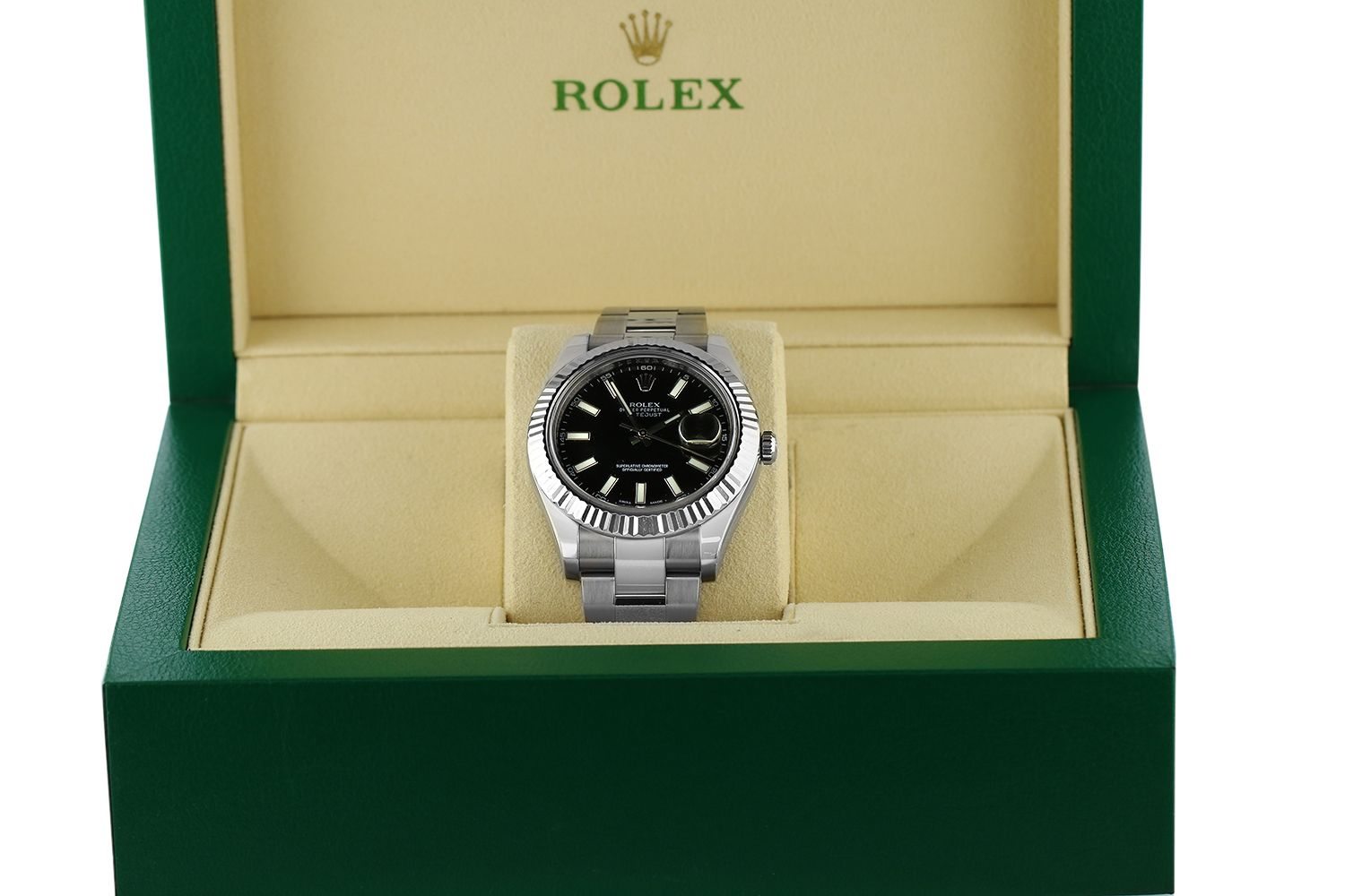 Image of Rolex Datejust 41 White Gold/Steel Oyster Bracelet 126334 with Box 