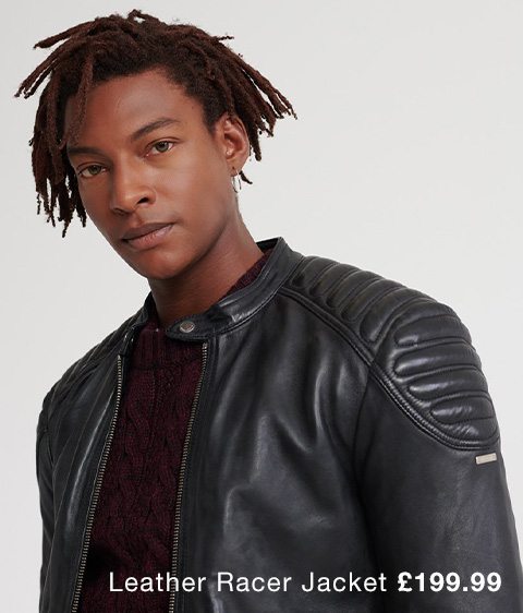 City Hero Leather Racer Jacket