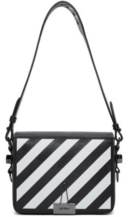 Off-White - Black Diagonal Flap Bag
