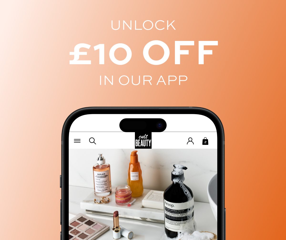 £10 OFF EVERY £60 IN THE APP