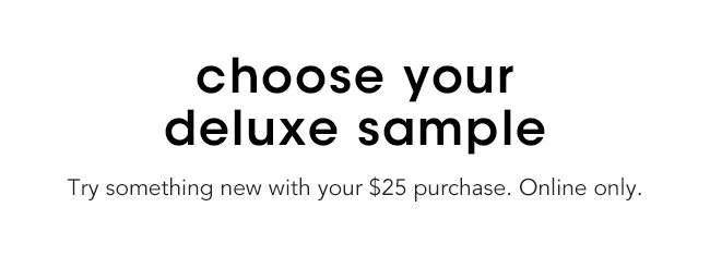 Choose your deluxe sample