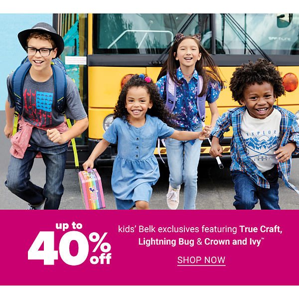 Up to 40% off Kids' Belk Exclusives - Shop Now