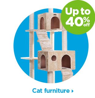 Up to 40% off. Cat furniture.