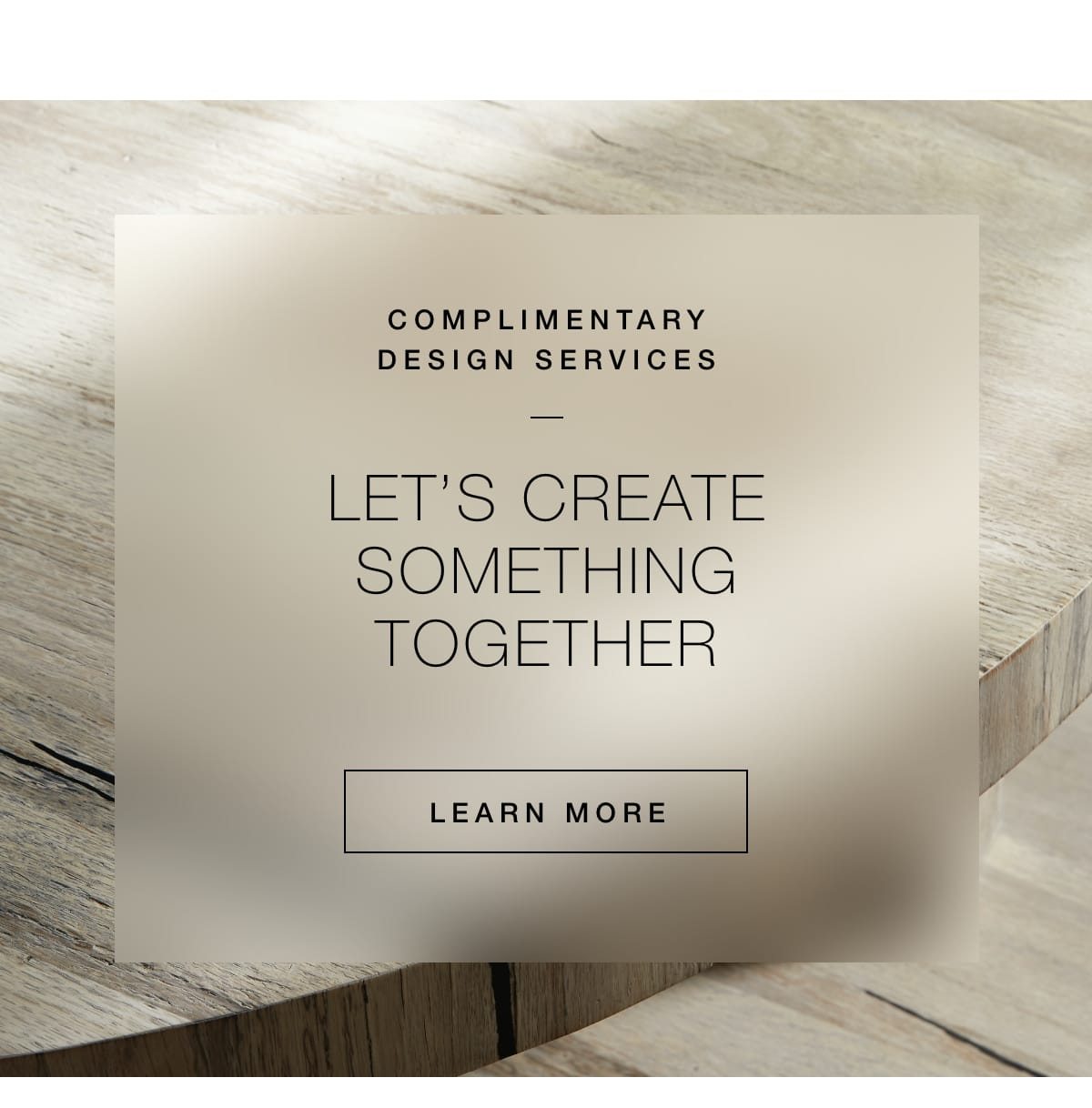 Shop complimentary design services