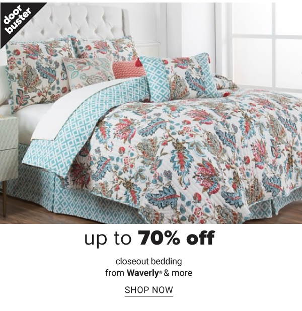 Up to 70% off Closeout Bedding from Waverly and more - Shop Now