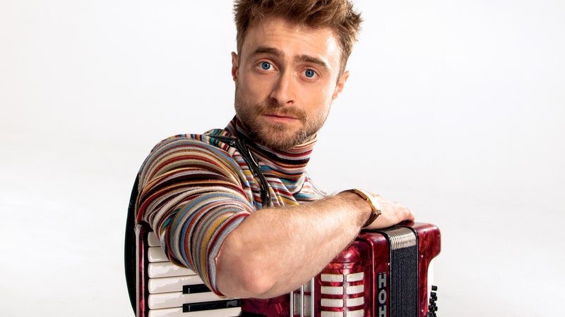 Image may contain: Daniel Radcliffe, Human, Person, Musical Instrument, and Accordion