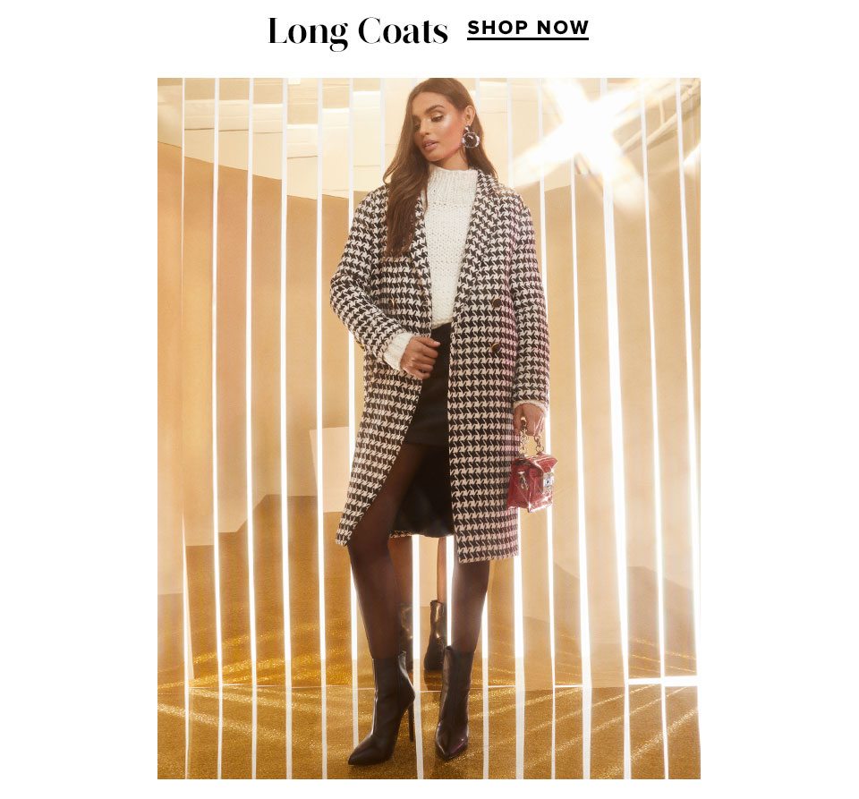 Luxe Coats: Long Coats. Shop Now.