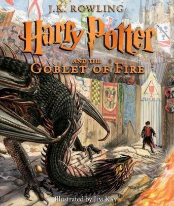 Book Cover Image: Harry Potter and the Goblet of Fire: The Illustrated Edition (Harry Potter Series #4) by J. K. Rowling, Jim Kay (Illustrator)