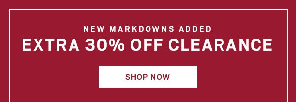 EXTRA 30% OFF CLEARANCE - Shop All