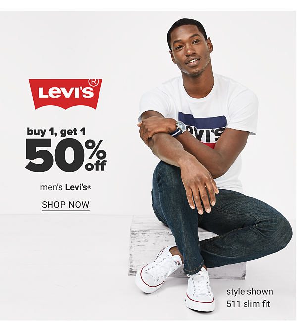 Buy 1, Get 1 50% off Men's Levi's - Shop Now