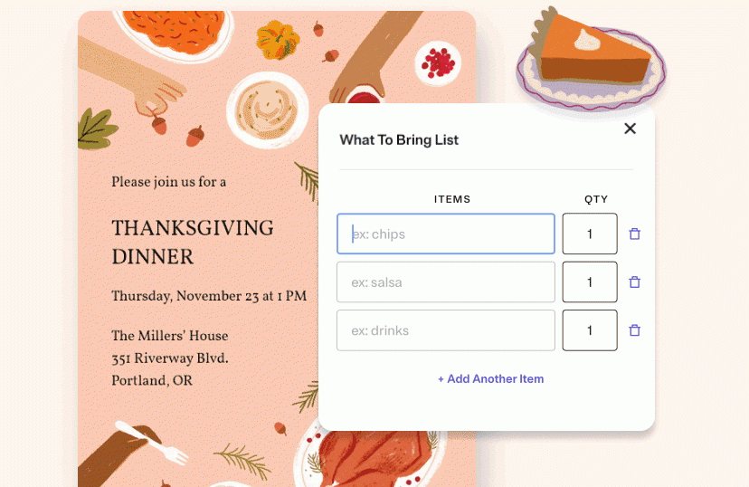 Thanksgiving Invites