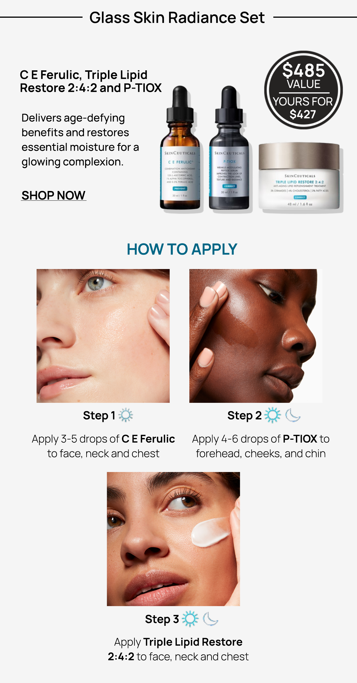 SkinCeuticals Glass Skin Radiance Set