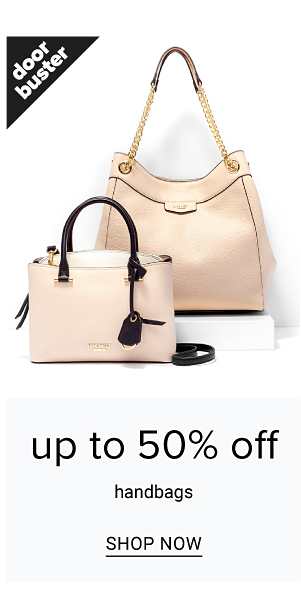 Up to 50% off Handbags - Shop Now