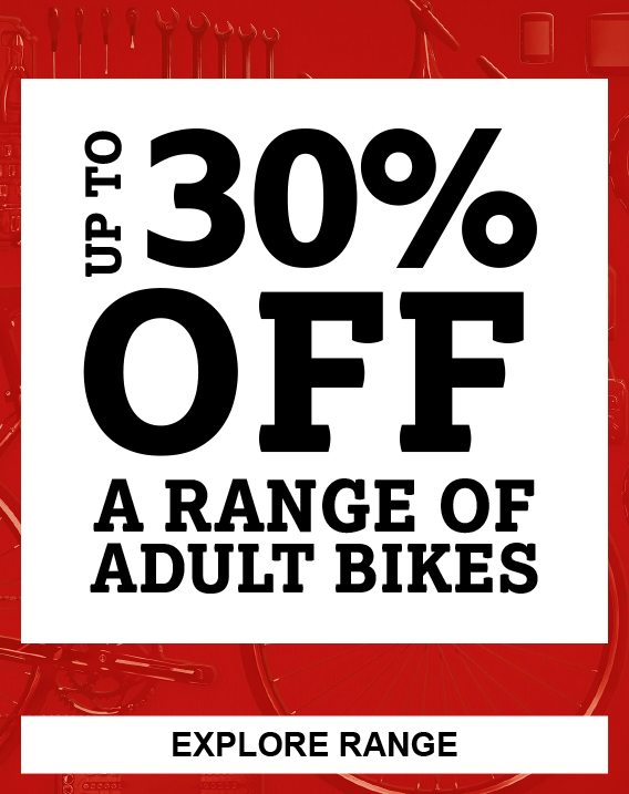 Up to 30% Off a Range of Adult Bikes