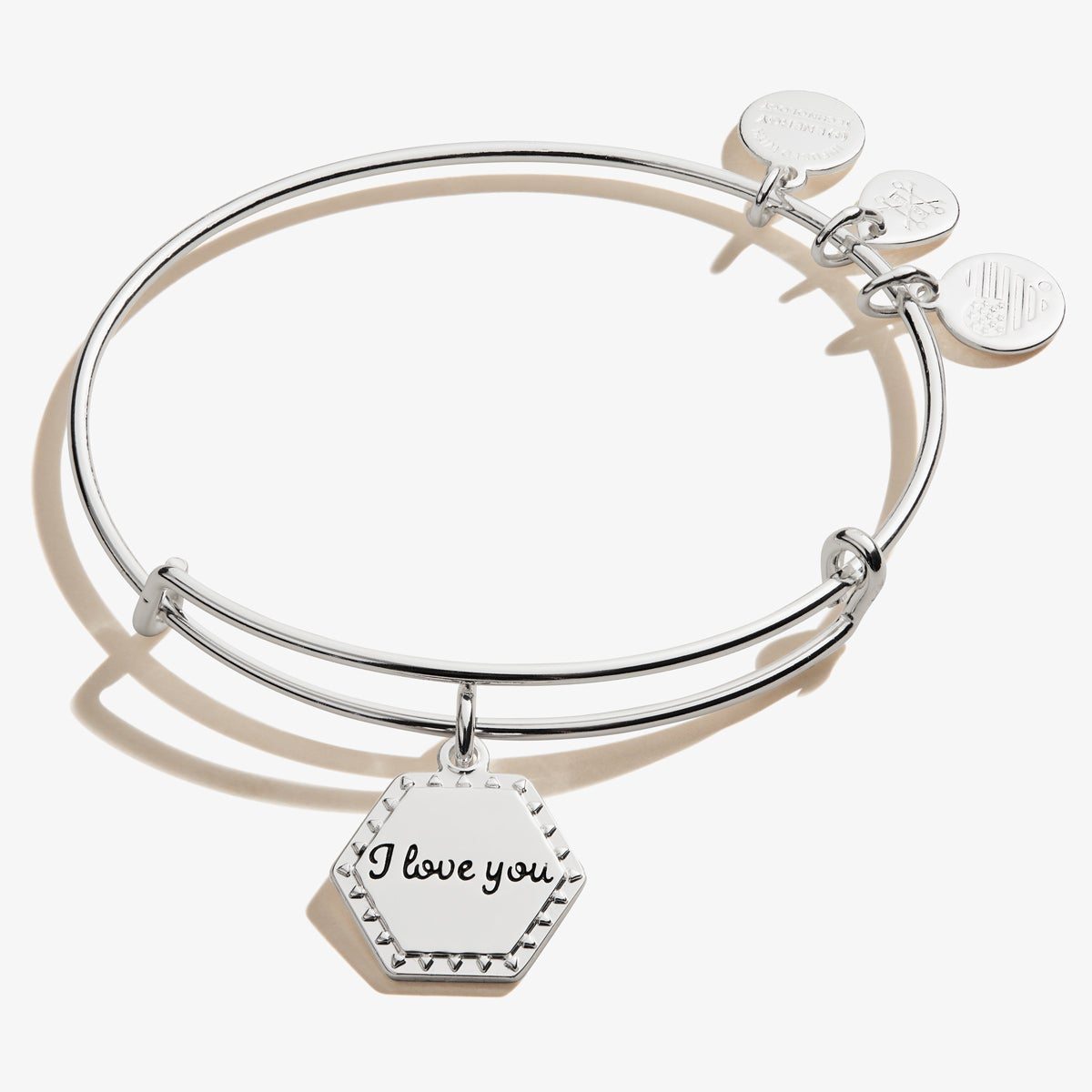 'I Love You' Charm Bangle