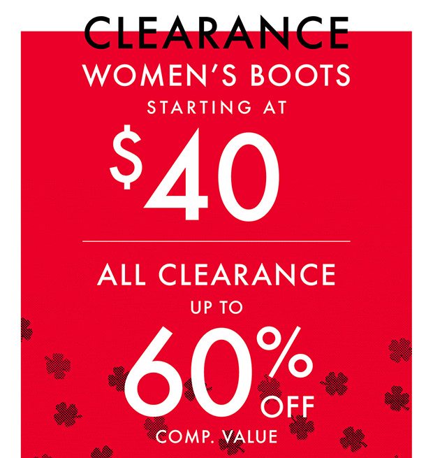 CLEARANCE