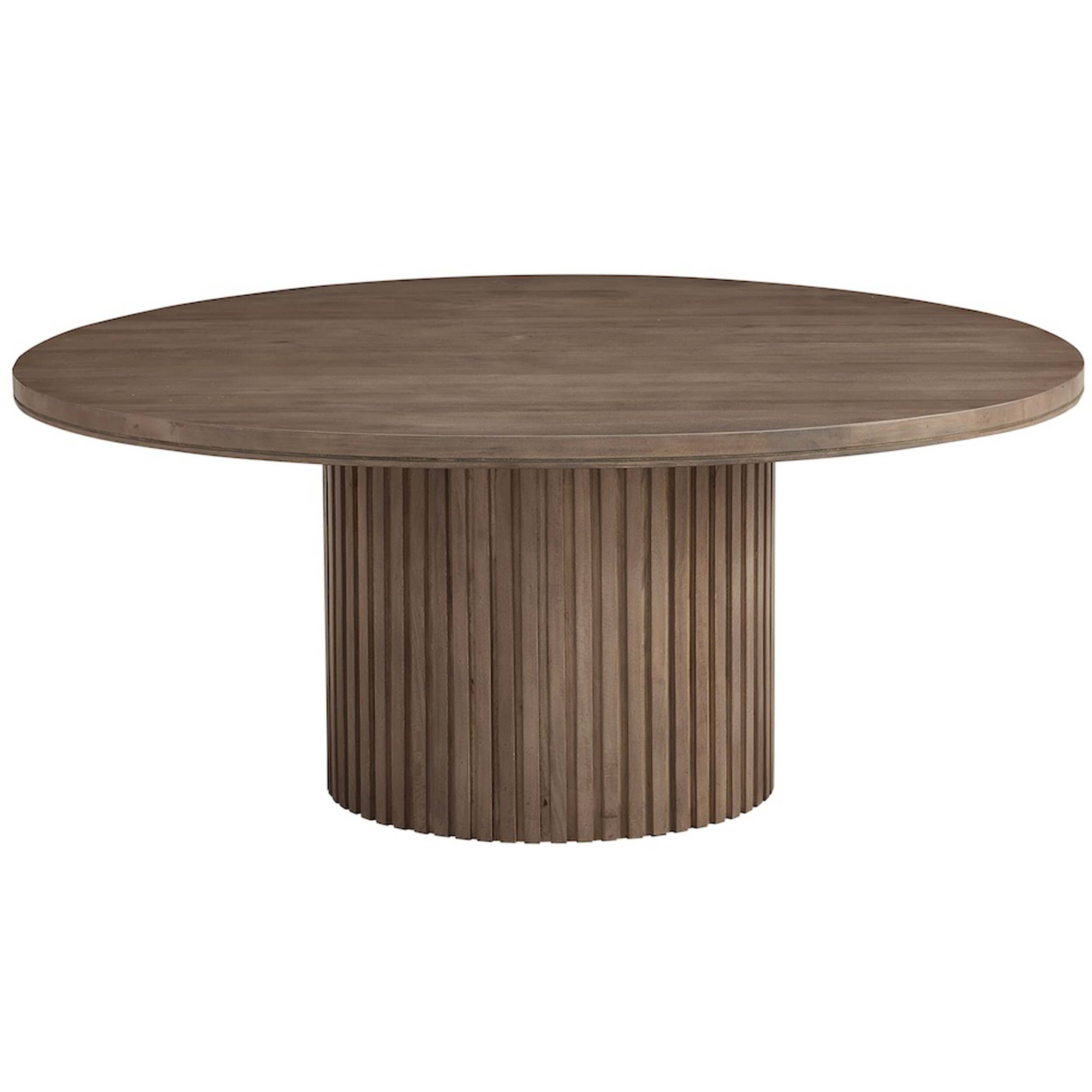 Image of Bradley 60" Round Dining Table, Misted Ash