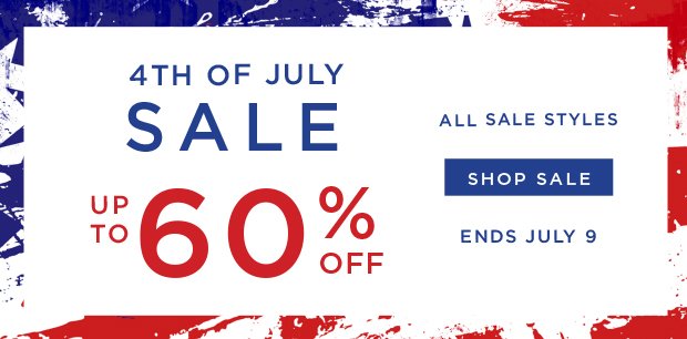 4th Of July Sale - Up To 60% Off Newly Added Styles - Ends July 9th