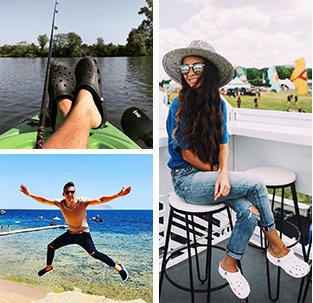 Tag your photos @Crocs #ComeAsYouAre