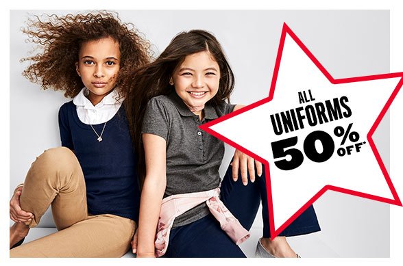 All Uniforms 50% Off