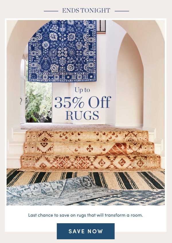 Up to 35 Percent Off Rugs