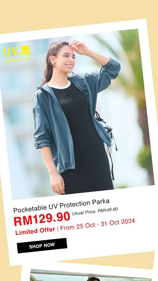 Pocketable UV Protection Parka