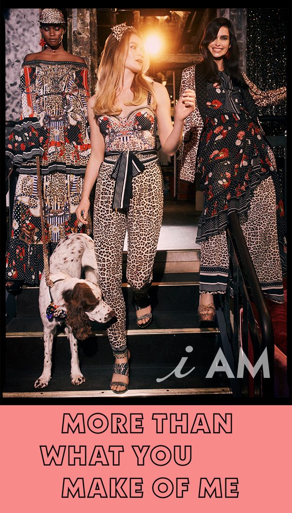 Models wearing leopard print and florals | I am More Than you Make of Me