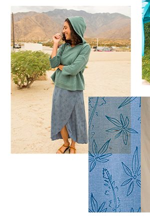 Shop Sunkissed Maxi Collage Panel - High Tide Airy Floral Print